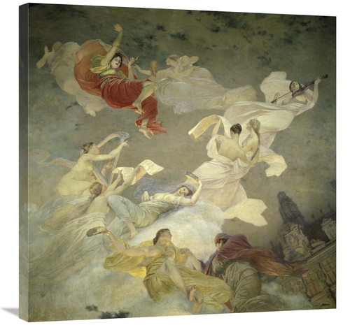 Global Gallery GCS-282353-30-142 30 in. Muses of Paris Art Print - Jul