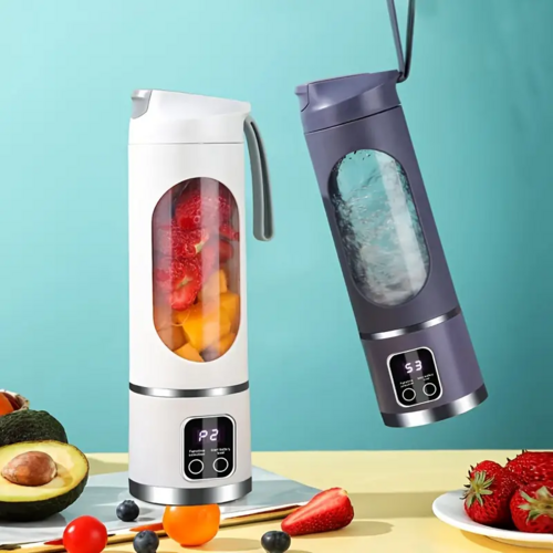 Portable Usb Rechargeable Juice Mixer Blender With Led Display 