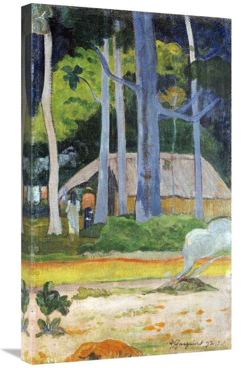 Global Gallery GCS-266364-30-142 30 in. Hut in the Trees Art Print - P