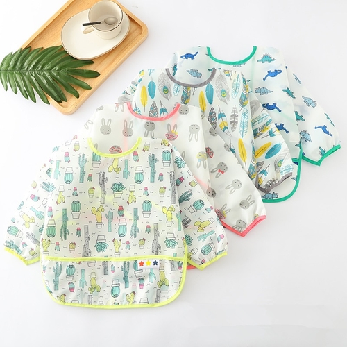Cartoon Baby Bibs Apron Adjustable Burp Cloths