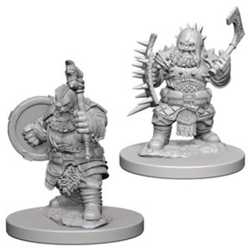 Wizkids WZK72615 Pathfinder Deep Cuts Miniaturess of Dwarf Male Barbar
