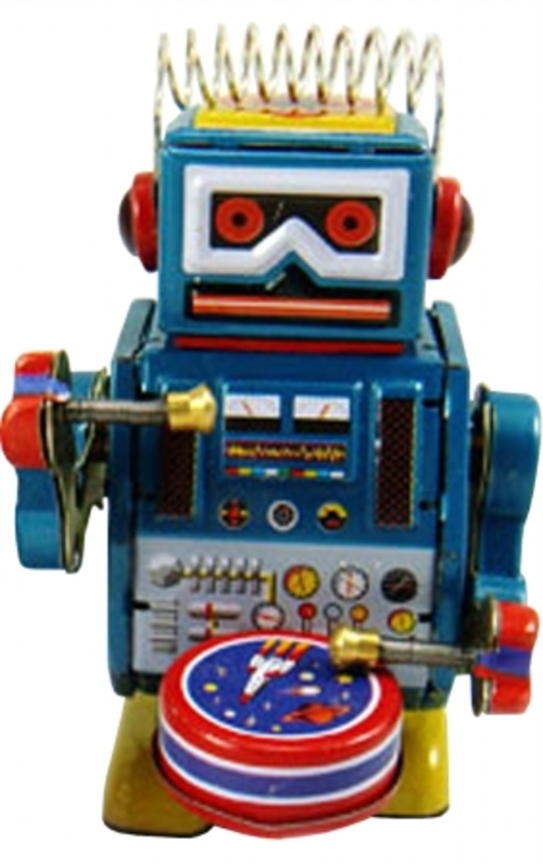 SHAN MS408 Collectible Tin Toy - Robot