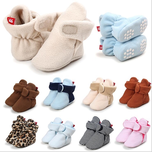 ROMIRUS New baby shoes Newborn Cozie Faux Fleece