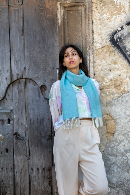 100% Baby Alpaca scarf, designed in Italy & Made in Perù