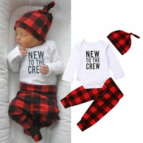 Newborn Baby Girl Boy Cotton Clothes Sets