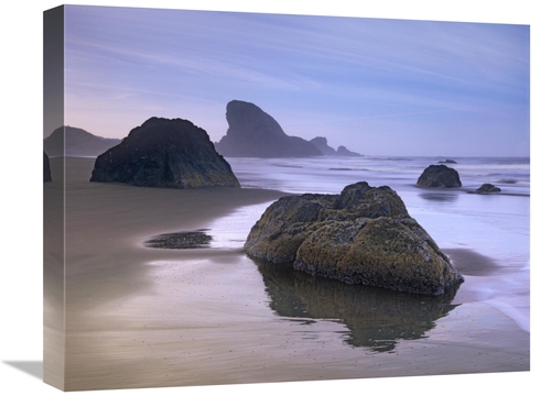 Global Gallery GCS-396358-1620-142 16 x 20 in. Sea Stack & Boulders at