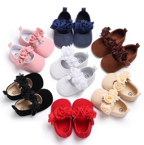 2019 Autumn flower style Newborn baby moccasin