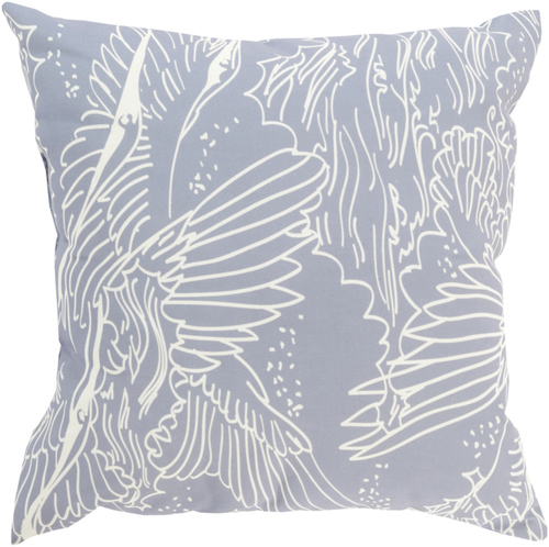 Surya MZ014-1818 Mizu 18 x 18 x 4 in. Throw Pillow, Grey - Medium