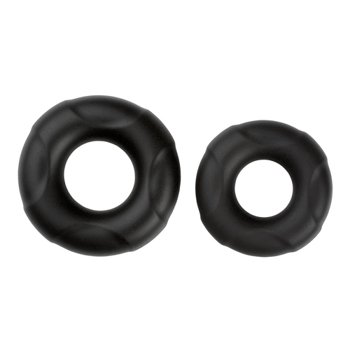 Cloud 9 Pro Rings Liquid Silicone Donuts 2 Pack -  Black