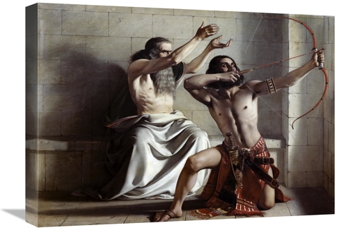 Global Gallery GCS-277452-22-142 22 in. Joas Shoots the Arrow of Redem