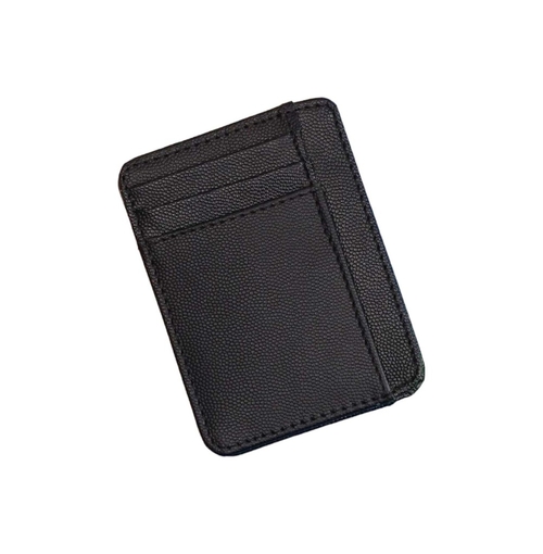 Leather Craft Card Wallet for Men's Minimalist Slim Wallet, Genuine