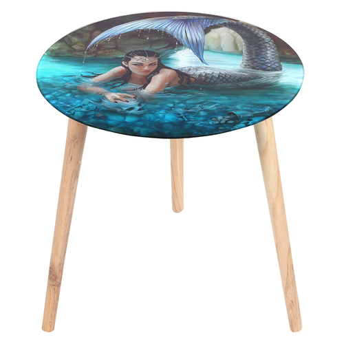 Hidden Depths Glass Table by Anne Stokes