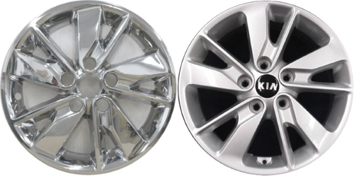 Pacific RT 6977PC 16 in. Polished Chrome Wheel Skin Set for 2012-2017 