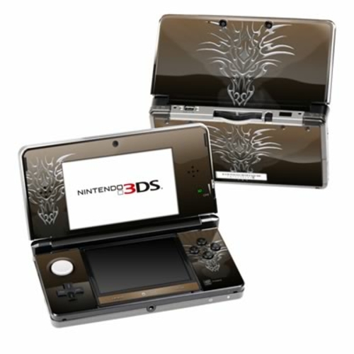 DecalGirl N3DS-TRIBALDRAGONCHROME DecalGirl Nintendo 3DS Skin - Tribal