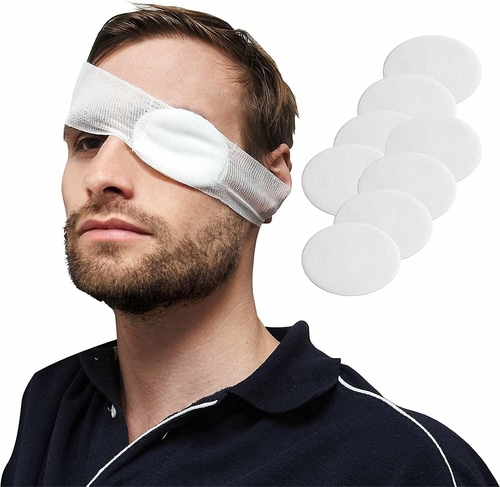 Eye Pads. Case of 5000 Sterile Pads for Eye Protection. Conforming Eye