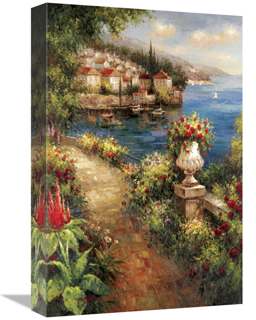 Global Gallery GCS-128529-1218-142 12 x 18 in. Marina VIew I Art Print