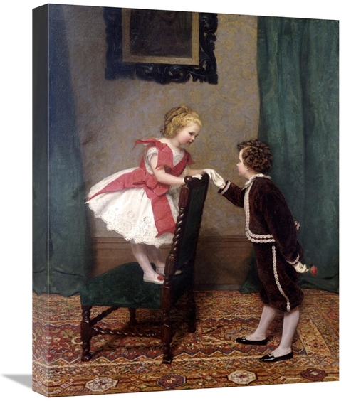 Global Gallery GCS-268074-22-142 22 in. Miss Lilys First Flirtation Ar