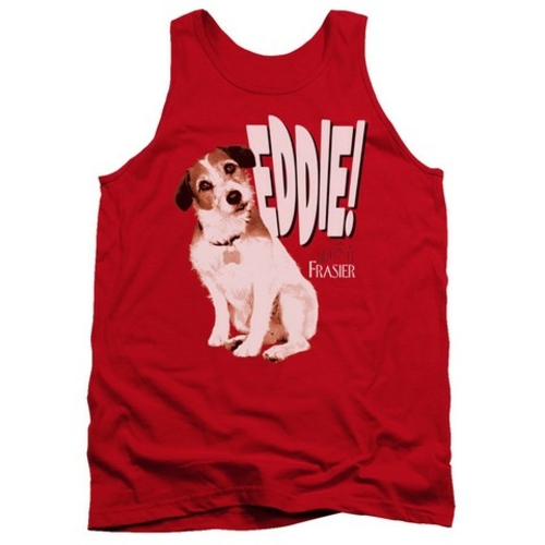 Trevco Frasier-Eddie - Adult Tank Top - Red- 2X