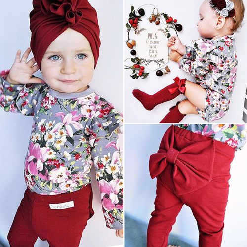 Lovely Newborn Autumn Cotton Clothes Baby Girl