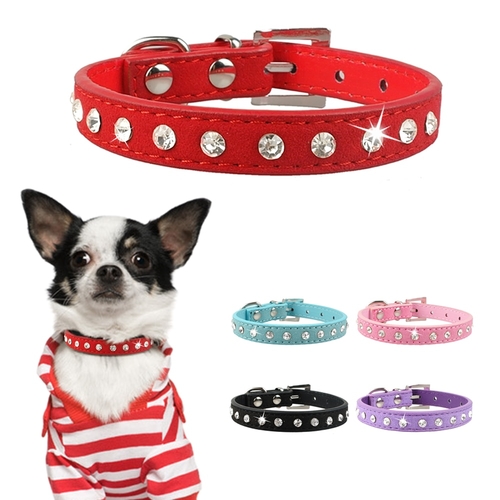 Bling Shiny Rhinestone Pet Cat Puppy Collar