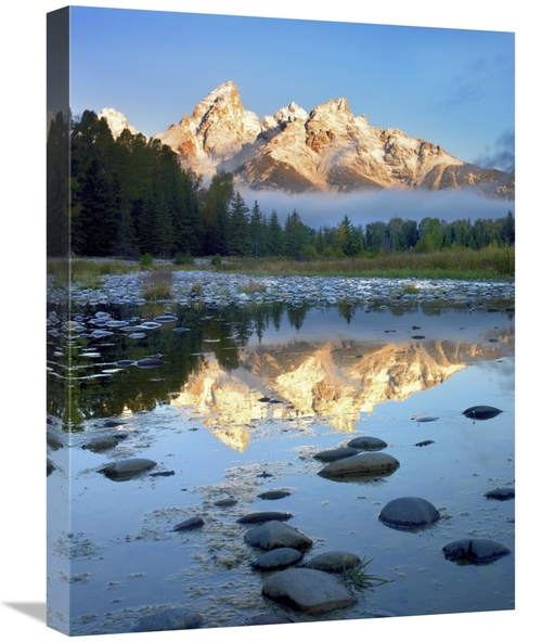 Global Gallery GCS-452083-1824-142 18 x 24 in. Grand Tetons Reflected 