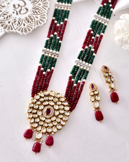 Golden White Sea Shell Round 8mm Pearl Single Line String Beads for