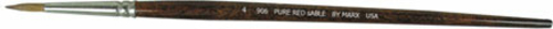 Gordon Brush 0906-04000 Pure Red Sable Round-4 Case of 12