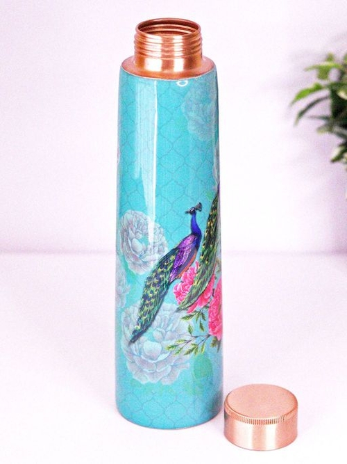The Royal Peacock Printed Bottle