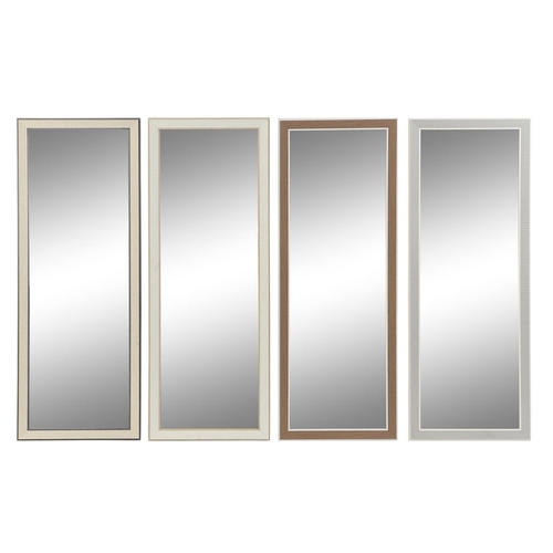 Wall mirror DKD Home Decor 36 x 2 x 95,5 cm Crystal Brown White Dark