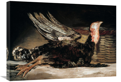 30 in. Dead Turkey Art Print - Francisco De Goya