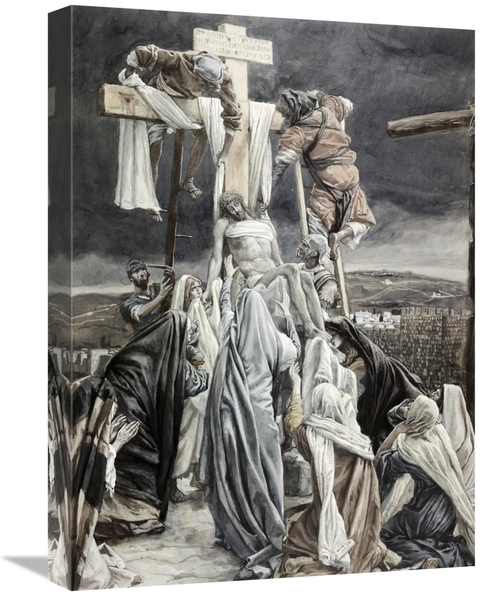 Global Gallery GCS-282899-22-142 22 in. Descent From the Cross Art Pri