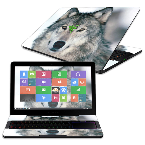 MightySkins RABLPR17-Wolf Skin for 17 in. Razer Blade Pro, Wolf