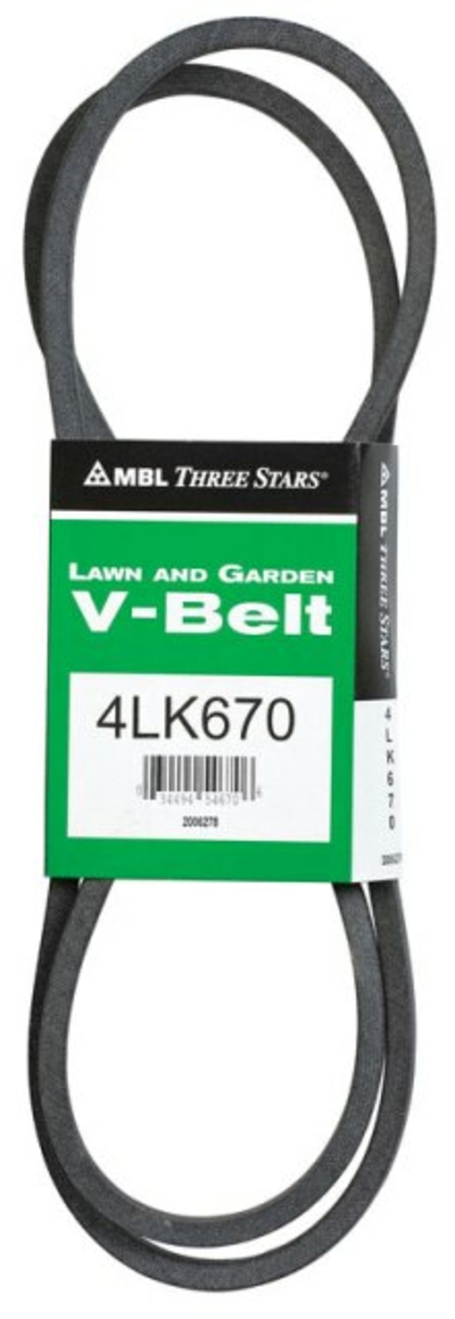 MBL 4LK670A Lawn & Garden V-Belt  0.5 x 67 in.