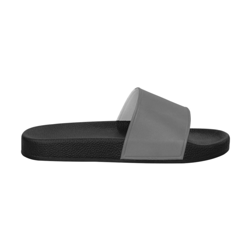 Womens Slides - Flip Flop Sandals - Dark Gray