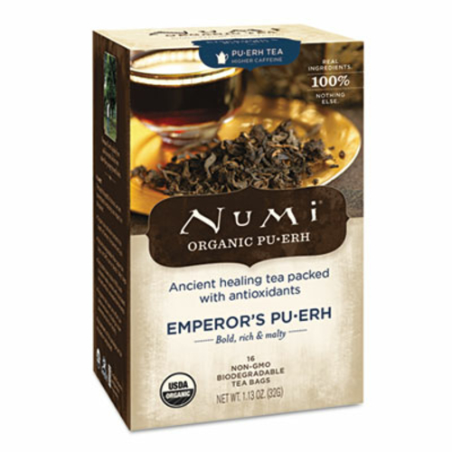 Num 10350 Organic Tea- Emperors Puerh- 16-Box