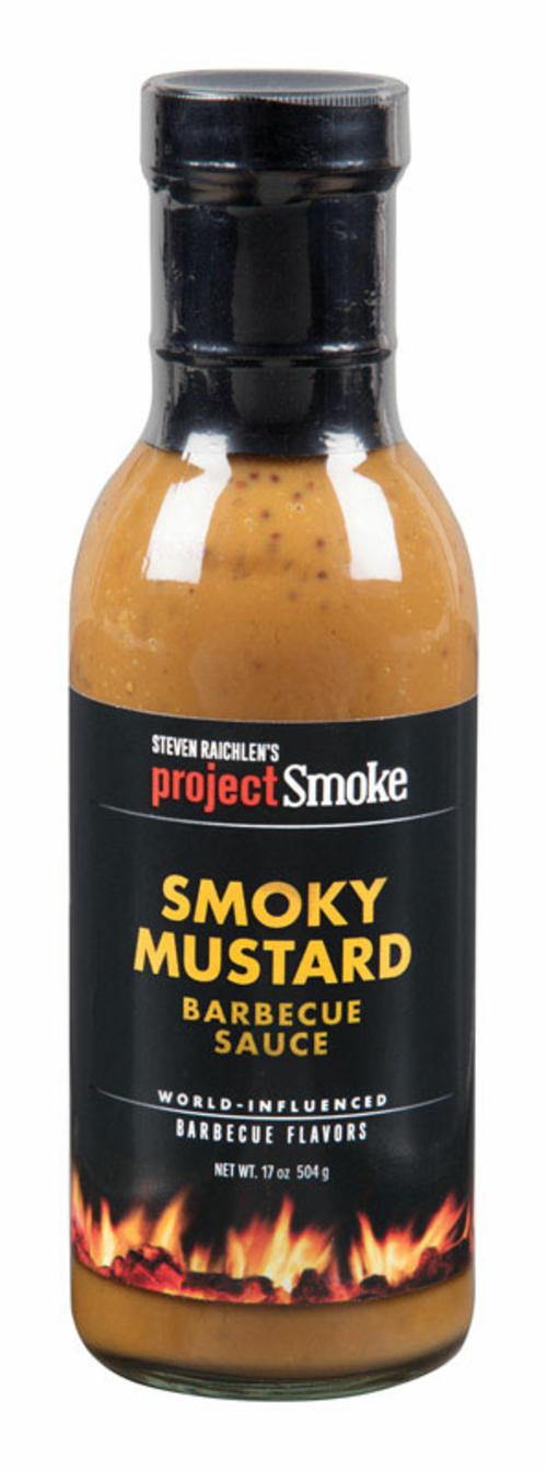 Steven Raichlens Project Smoke 8015797 Smoky Mustard BBQ Sauce, 17