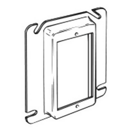 Morris Products 35866 4 in. Steel Outlet Box Covers - Device & Tile Ra