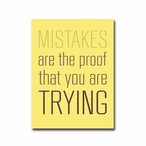 Artistic Home Gallery 3040697IG Mistakes are The Proof by GraphINC Pre