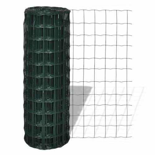 Euro Fence Steel 32.8ft x 2.6ft Green