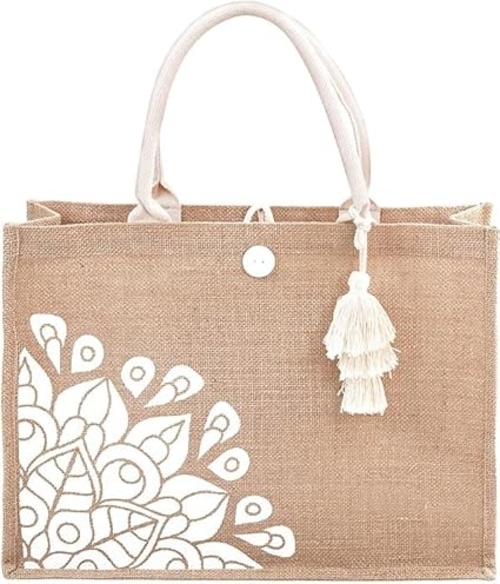 Jute Tote Bag for Women