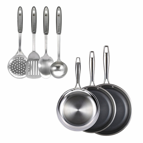 Set of pans Masterpro Hi-Tech 3 Aluminium (7 pcs)