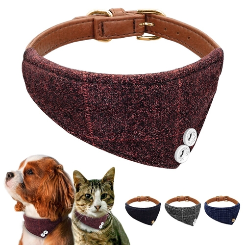 Cute Puppy Dog Bandana Collar Small Medium Dogs