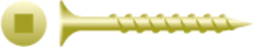 Strong-Point 830QCY 8 x 3 in. Square Drive Bugle Head Screws Coarse Th