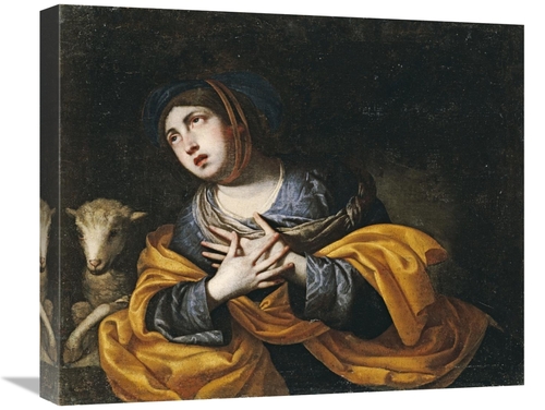 Global Gallery GCS-266180-22-142 22 in. Saint Agnes Art Print - Pacecc