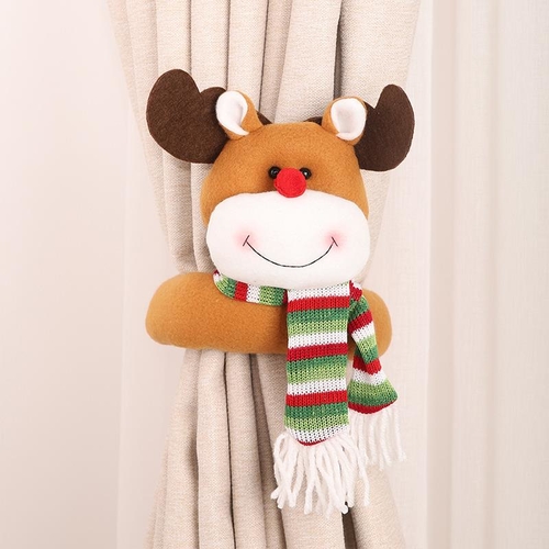 Christmas Curtain Holder Cloth Curtain Storage