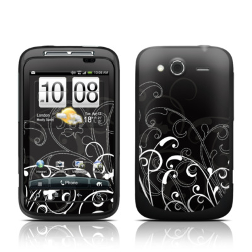 DecalGirl HWFS-BWFLEUR DecalGirl HTC Wildfire S Skin - B& W Fleur