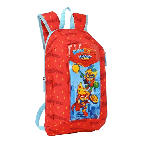 Casual Backpack SuperThings Kazoom kids Red Light Blue (22 x 39 x 10