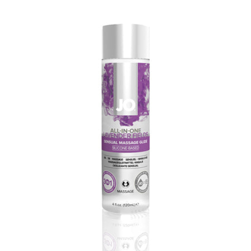 JO All-In-One Sensual Massage Glide Lavender 4 oz.