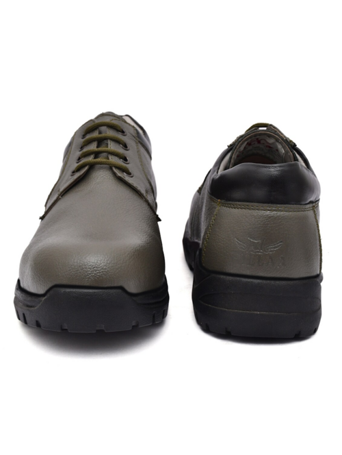 Green Leather Laceup Derbies(Size7)(Colorgreen)