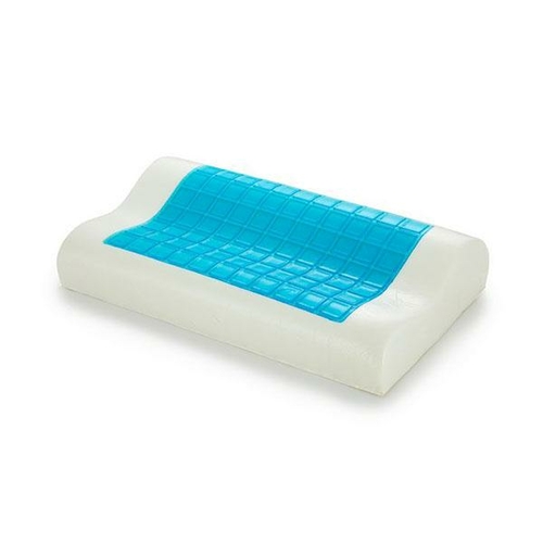 Royal Comfort Cooling Gel Contour Memory Foam Pillow Single Pack